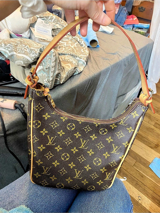 Louis Vuitton Handbags - Louis Vuitton Looping MM Monogram Shoulder Bag Brown
